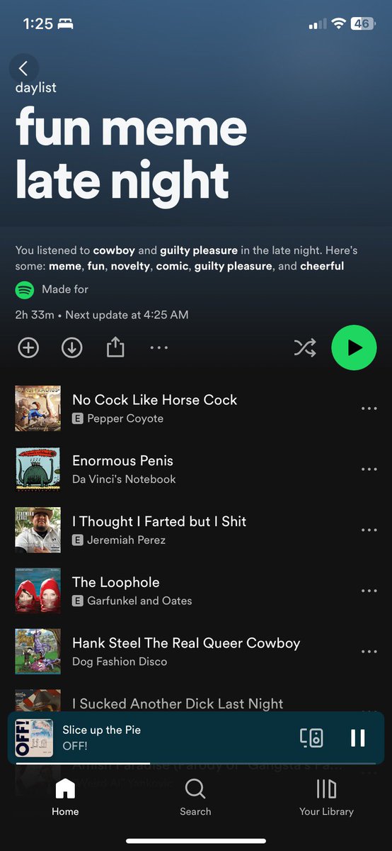 helloimjordan__'s tweet photo. this new spotify generated playlist thing is wild https://t.co/V6iGpBKuzH