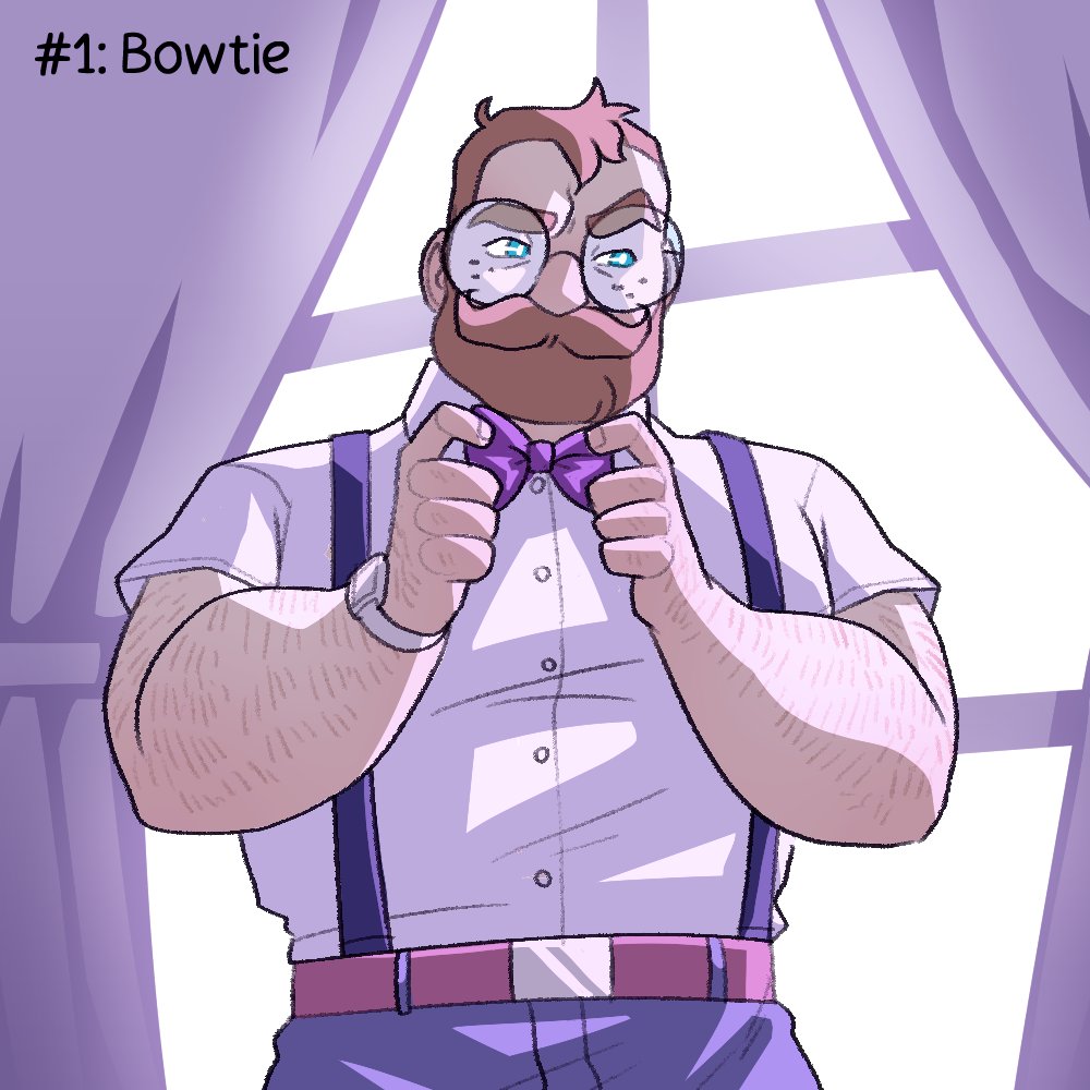 crunchessy's tweet photo. #octoBEAR day 1: BOWTIE

#gay #bara #daddy #octoBEAR2023 #inktober #inktober2022 https://t.co/ZEiRNSpsHw