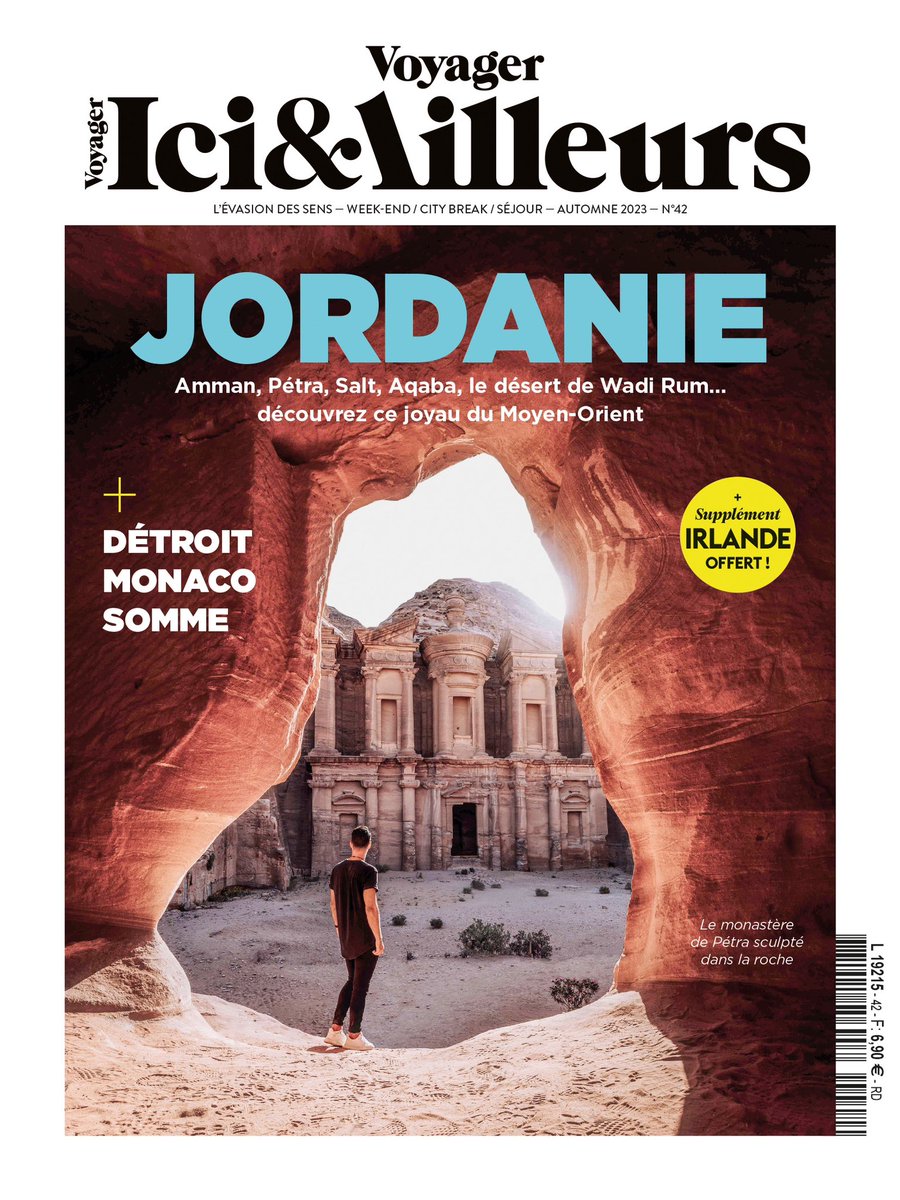 VIEA_Magazine's tweet photo. VIEA nº42 est en kiosques!!! 
-
La Jordanie est en couv’ nationale, et Monaco fait la couverture de tous nos exemplaires diffusés dans la région PACA. 
-
Bonne lecture!!🤓🌍
#Voyage #Jordanie #Monaco #Detroit #Somme #Irlande #Presse #Reportage https://t.co/HPFVNAZcg3