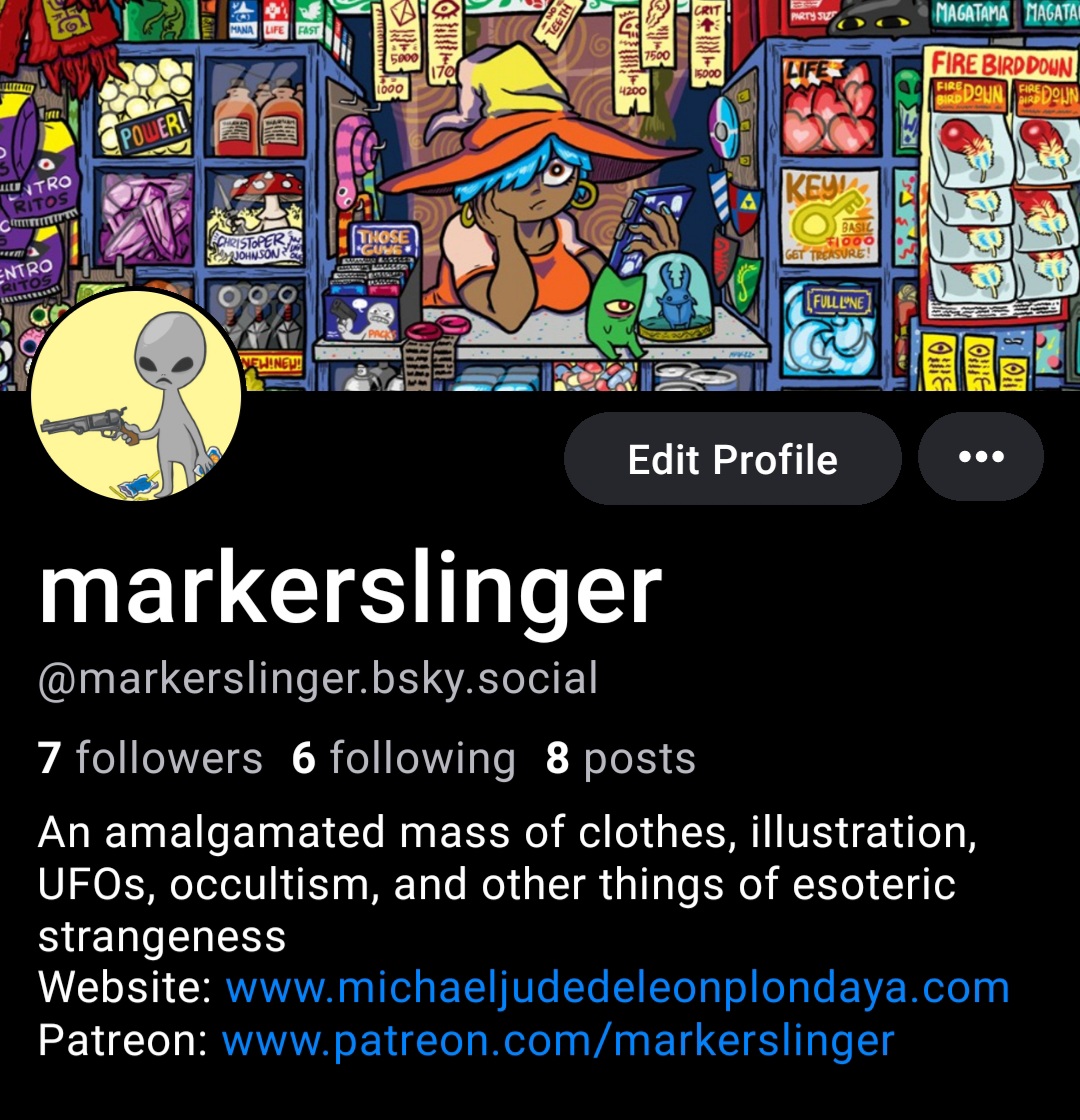 Also! In a couple of days I'm leaving this place for other pastures to post art and stuff! Please follow me under new skies and on my other feeds in the link in my bio!
