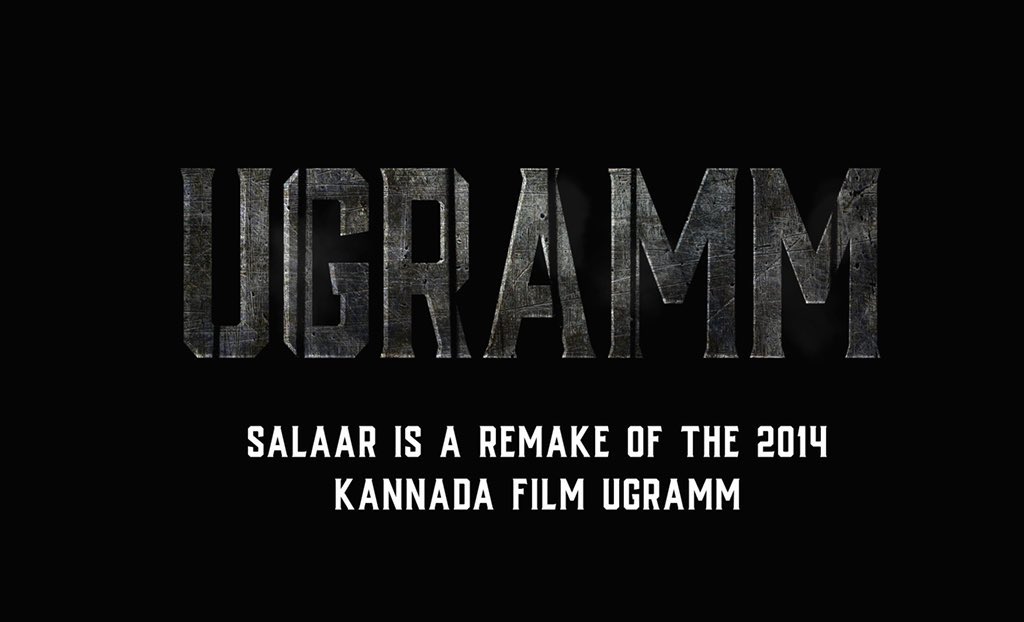 iamsrk_brk's tweet photo. Now it's confirmed that #Salaar is a remake of #Ugramm. After #ShahRukhKhan Fans spread the news, The makers private the Hindi dubbed Version on YouTube. Leave SRK, Even SRKians are giving sleepless nights to them

But you can watch the Hindi Version here: https://t.co/NcWY6J8MCs https://t.co/Y9guDgkNyz