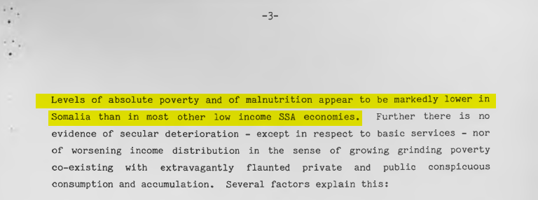 SomaliTycoon's tweet photo. @siyaad_cfc If your talking about millitary aid then yeah, pretty sure every cold war ally of either superpower was getting jacked up with weapons from the big bro. As for humanitarian aid, that's absolutely false. Somalia was described as having one of the lowest poverty in SSA https://t.co/hQvGQv7mR9