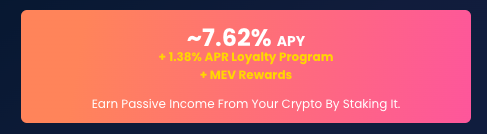 GM,
~9% APY for staking $SOL.
Native or Liquid.