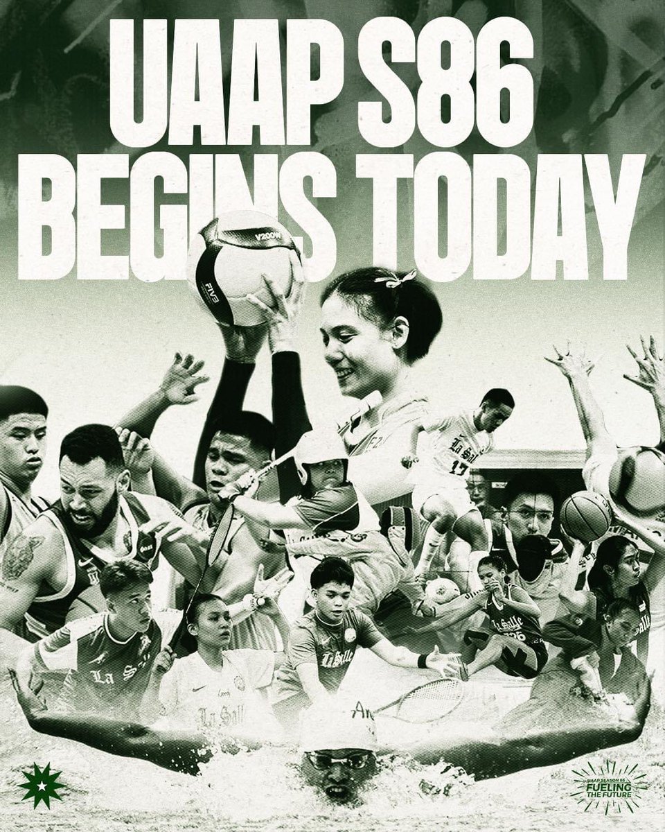 DefenderDlsu's tweet image. TODAY marks the beginning of DLSU&apos;s UAAP campaign. 💚🏹🏆