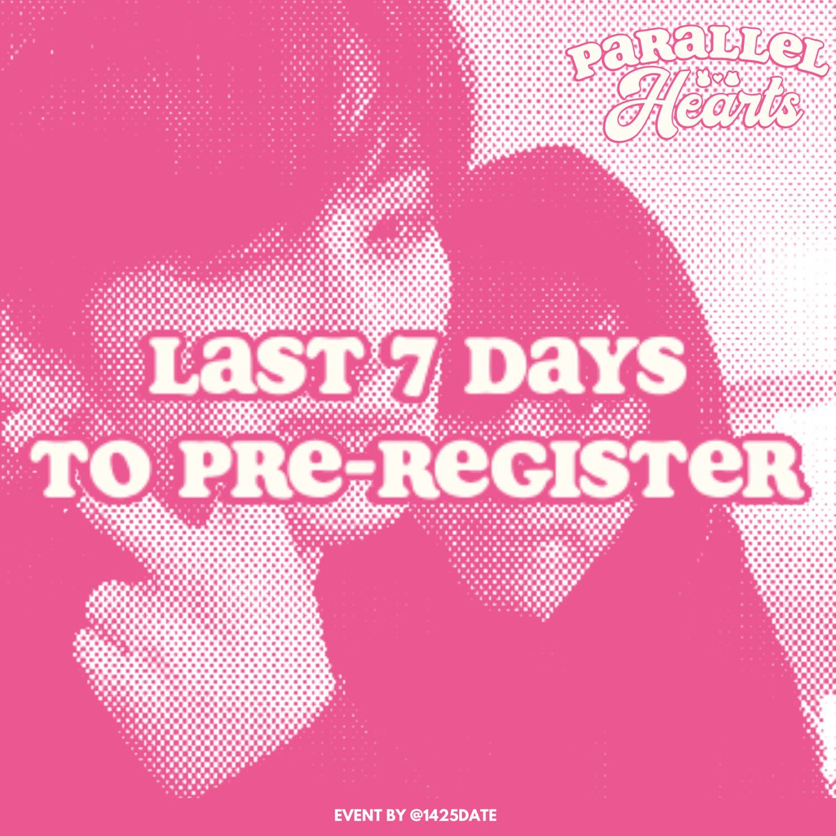 📆 Hey, STAYs! There are only 7 DAYS left before the Pre-Registration Period for Parallel Hearts ENDS. 

We still have exactly 5 SLOTS available! 🫶🏻 We can't wait to see you in November 11 😉 

💭 REGISTER HERE: tinyurl.com/ParallelHearts 

#Para11elHearts