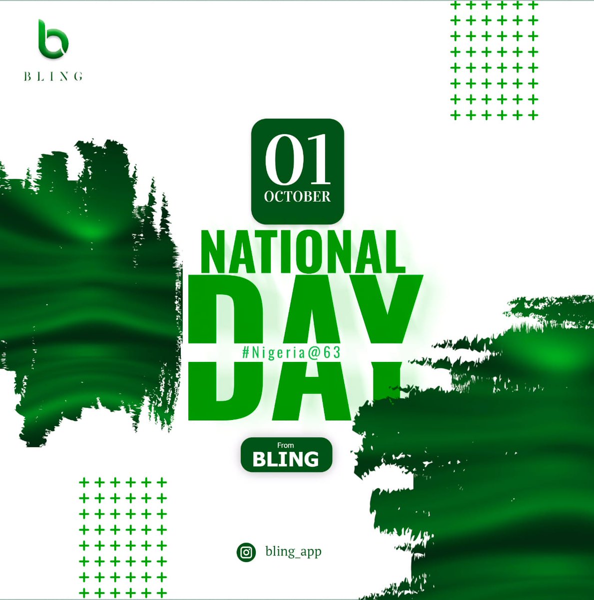 Bling_app's tweet photo. Happy Independence Day Nigeria
#IndependenceDay
#October1st
#63years https://t.co/thpNRuFr1k
