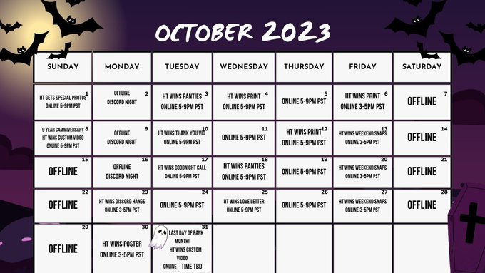 OCTOBER 8TH IS MY 9 YEAR CAMMIVERSARY! ARE YOU READY?!!!!! See you tomorrow at 5pm to kick it off https://t