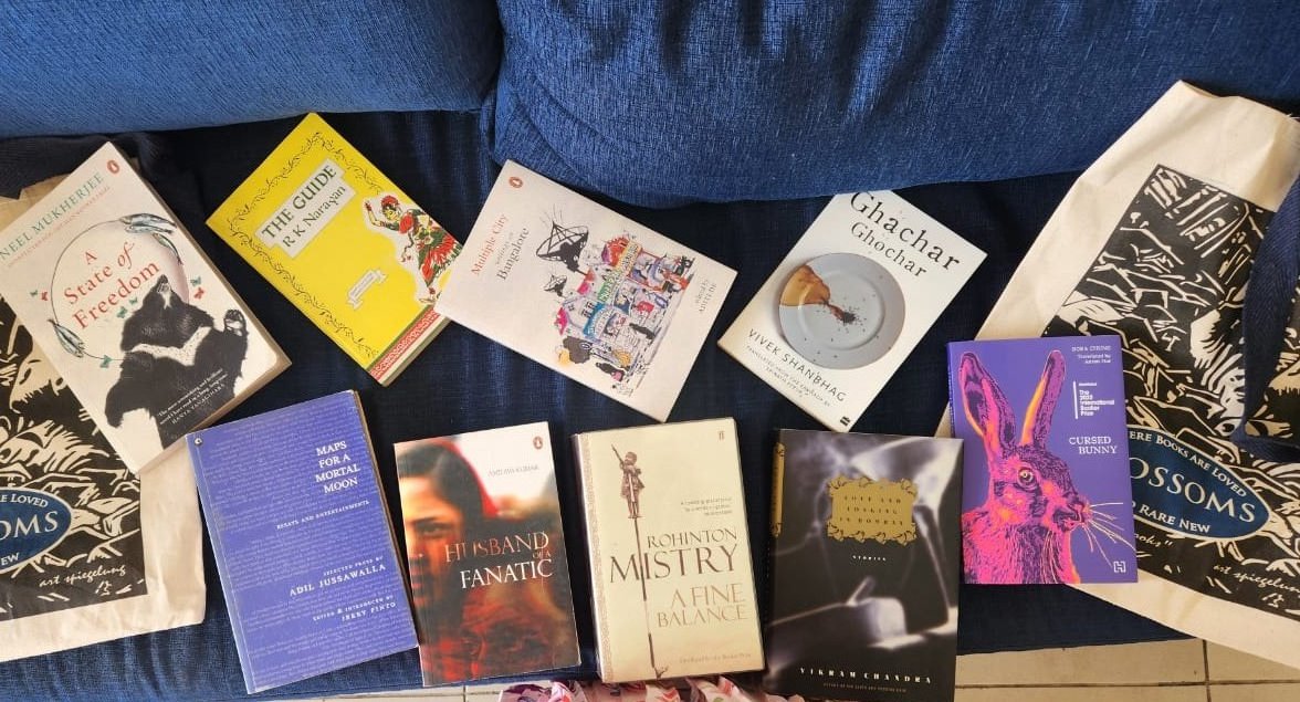 They shouldn't have let <a href="/mesoumya/">Soumya Anand</a> and me run free in <a href="/blossombookhous/">Blossom book house</a>