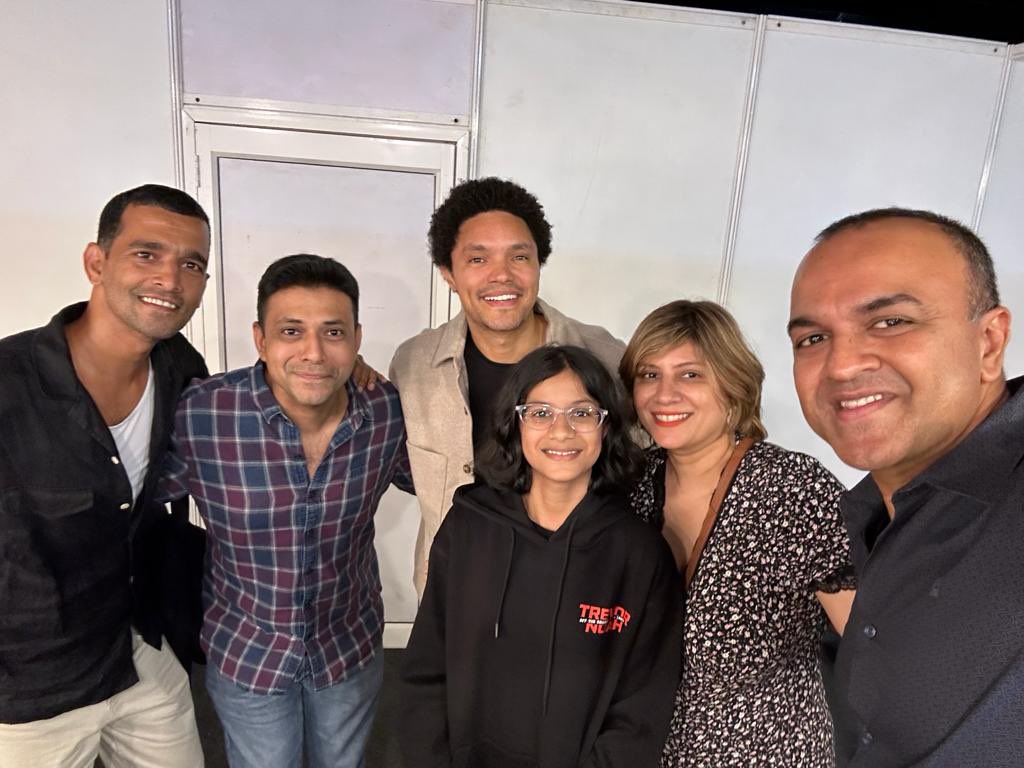 What a masterful storyteller you are @Trevornoah ! And what an amazing show in Mumbai last night @bookmyshow @fafsters ! All the best for tonight too @Trevornoah - my jaws are still aching with all that laughing