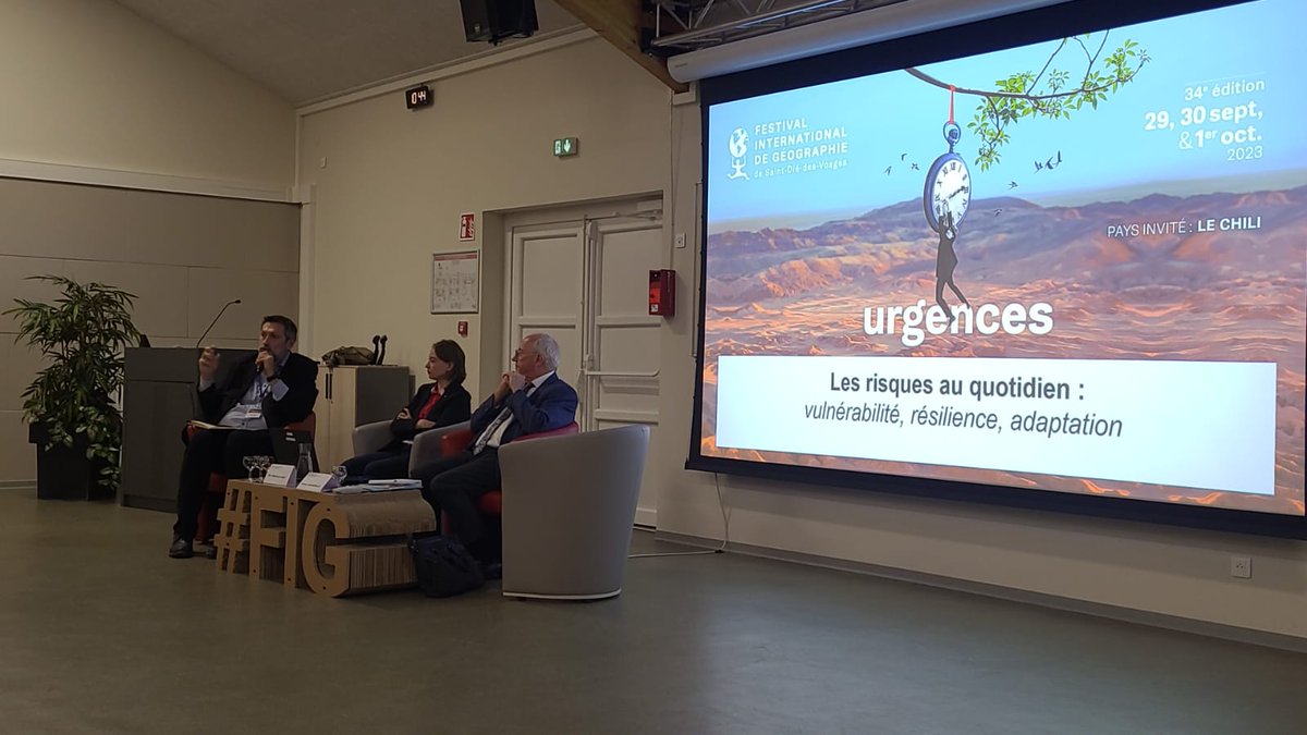 RDV #DéveloppementDurable #FIG2023 sur les risques, animés par M  Hagnerelle, conférence d'E. Chevillot-Miot, perspectives  par <a href="/chescartin/">Christophe Escartin</a> : les enseigner en #TPro dans leur complexité, mobiliser une pédagogie ancrée dans le réel et développer l'agir
<a href="/LHGToulouse/">LHGToulouse</a> <a href="/eddtoulouse/">EDD Toulouse</a>