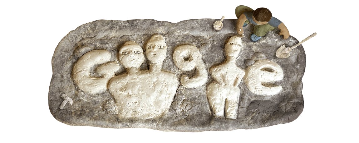 Yesterday, September 30, 2023, Google's doodle paid tribute to the remarkable #‘AinGhazal Statues, a landmark in the early history of human creativity. Forty years ago to the day, archaeologists found these prehistoric marvels . . . (/1)