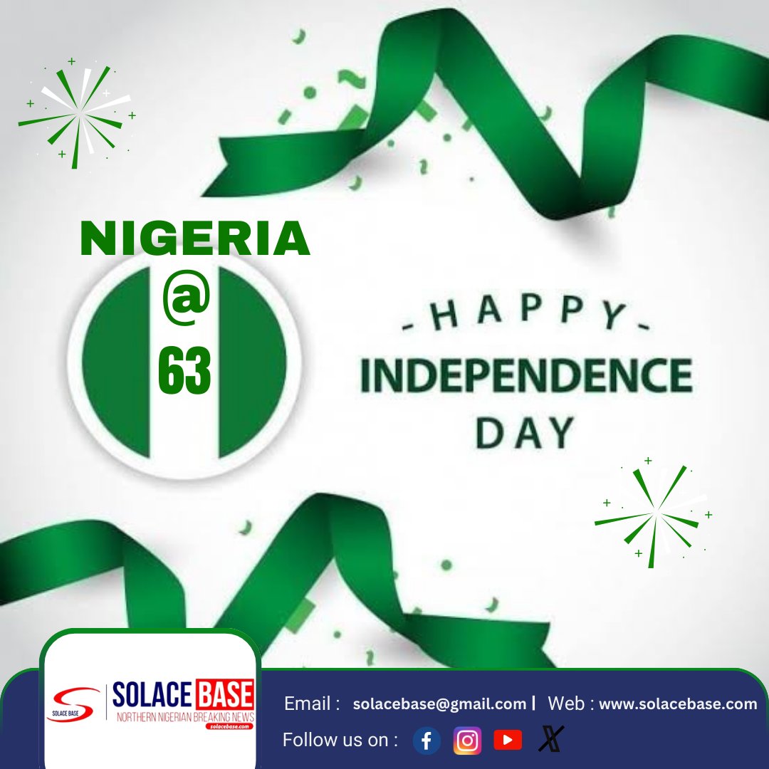 solacebase_ng's tweet photo. Happy Independence Day π³π¬
#solacebase #indepenceday #NigeriaAt63 https://t.co/EeBNYU61yh