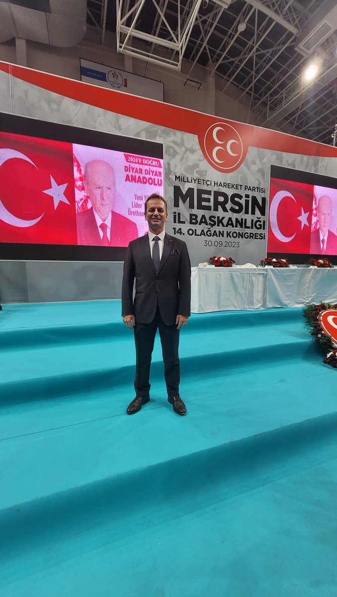 MHP MERSİN İL BAŞKANLIĞI OLAĞAN KONGREMİZİ BÜYÜK BİR COŞKU VE BERABERLİK İÇİNDE TAMAMLADIK.
MHP MERSİN İL BAŞKANIMIZ SAYIN SERDAR SOYDAN BAŞKANIMIZA VE YÖNETİM KURULUNA BAŞARILI VE HAYIRLI ÇALIŞMALAR DİLİYORUM. KONGREMİZ ÜLKEMİZE, AZİZ TÜRK MİLLETİNE VE PARTİMİZE HAYIRLI OLSUN.