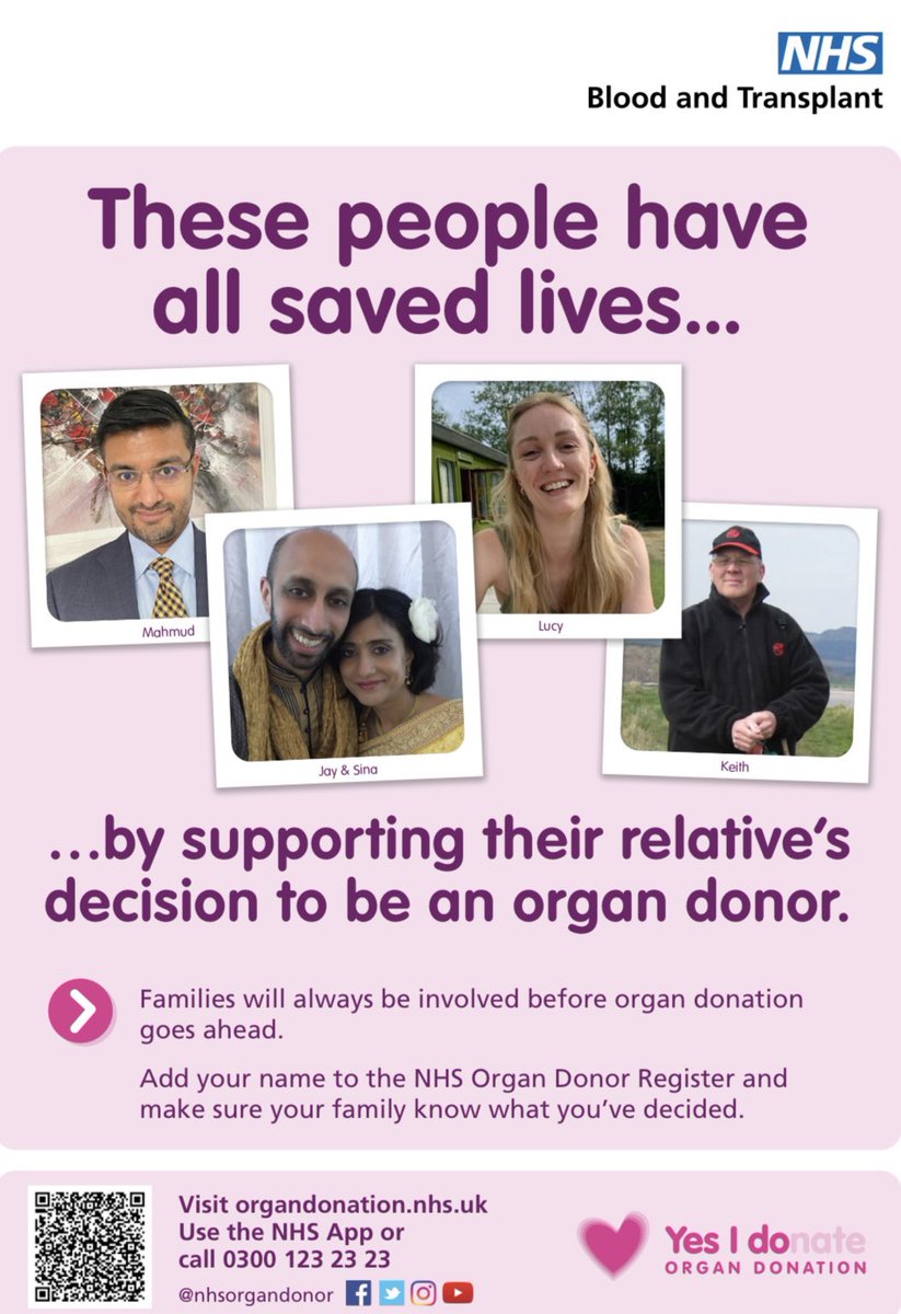 #OrganDonation #ShareYourWishes #LeaveThemCertain @NHSOrganDonor OrganDonation.nhs.uk