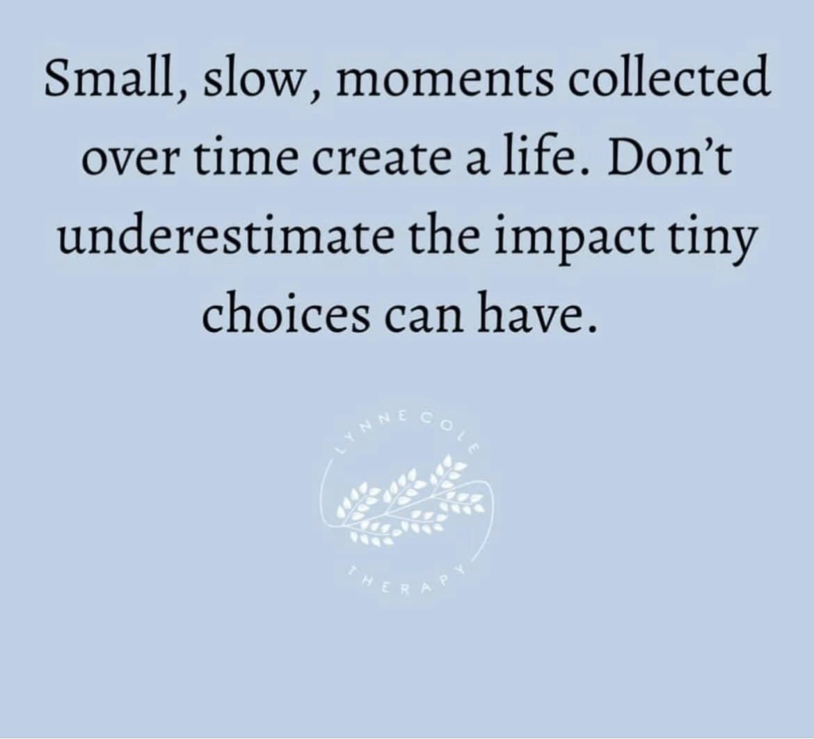 More I am noticing how small moments become everything
They are where everything happens
One moment then another then another
They are where our choices take place where our power gets tapped into
It’s so easy to strive for the big moments - the flashy
the moments we think define