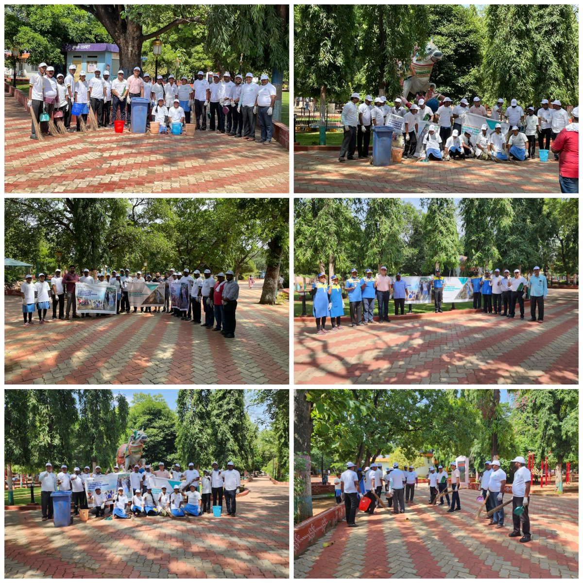 BPCRetWarangal's tweet photo. *BPCL WARANGAL TERRITORY* 
*SHRAMDAAN 2023*
As a part of *Shramdaan 2023*, BPCL Warangal territory has organized a cleanliness drive at GWMC Public Garden, Hanamkonda. Visitors praised the cleanliness drive and joined the team for drive.@BPCLRetail @biswarupro @BPCLimited https://t.co/lK4K3k8ASb