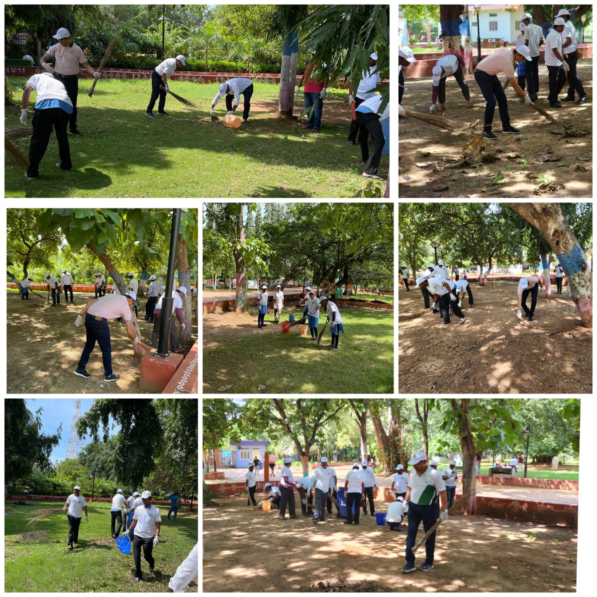 BPCRetWarangal's tweet photo. *BPCL WARANGAL TERRITORY* 
*SHRAMDAAN 2023*
As a part of *Shramdaan 2023*, BPCL Warangal territory has organized a cleanliness drive at GWMC Public Garden, Hanamkonda. Visitors praised the cleanliness drive and joined the team for drive.@BPCLRetail @biswarupro @BPCLimited https://t.co/lK4K3k8ASb