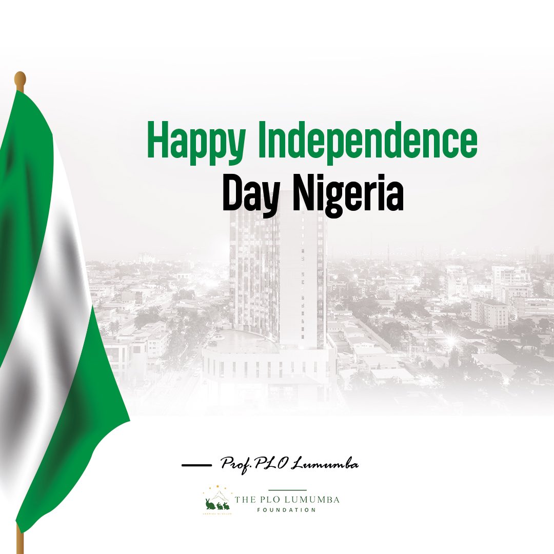 We join Sons and Daughters of Nigerian as they commemorate the departure of British colonisers and wish them well in the task of Nation building. Happy Independence Day! #Nigeria