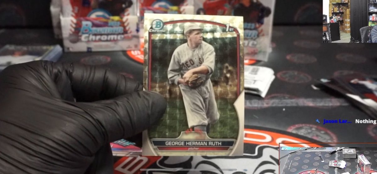 Chi (@chi_mintmem) on Twitter photo Congratulations to <a href="/BulldogSCards/">Bulldog_Sportscards🏈🏀⚾️</a> for pulling the Babe Superfractor! WOW! <a href="/CardPurchaser/">Card Purchaser</a> <a href="/GoldinCo/">Goldin</a> <a href="/gemint_cards/">Gemint</a> <a href="/ericwhiteback/">ericwhiteback</a> <a href="/dacardworld/">Dave & Adam's</a> Congratulations to <a href="/BulldogSCards/">Bulldog_Sportscards🏈🏀⚾️</a> for pulling the Babe Superfractor! WOW! <a href="/CardPurchaser/">Card Purchaser</a> <a href="/GoldinCo/">Goldin</a> <a href="/gemint_cards/">Gemint</a> <a href="/ericwhiteback/">ericwhiteback</a> <a href="/dacardworld/">Dave & Adam's</a>