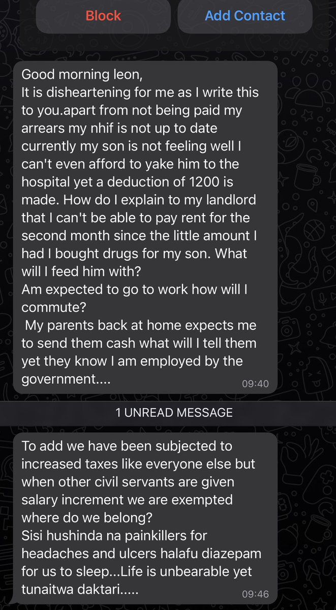LeonLidigu's tweet photo. Dear @Nakhumicha_S @AnneWaiguru , its painful to be documenting such stories.  @PSCKenya @MOH_Kenya Find a lasting solution for the 8500  Kenyans you employed under UHC . The stalemate btwn MoH &amp; Counties on this is hurting real human beings &amp; destroying families. Heartbreaking ! https://t.co/rDDZ1OSPPT