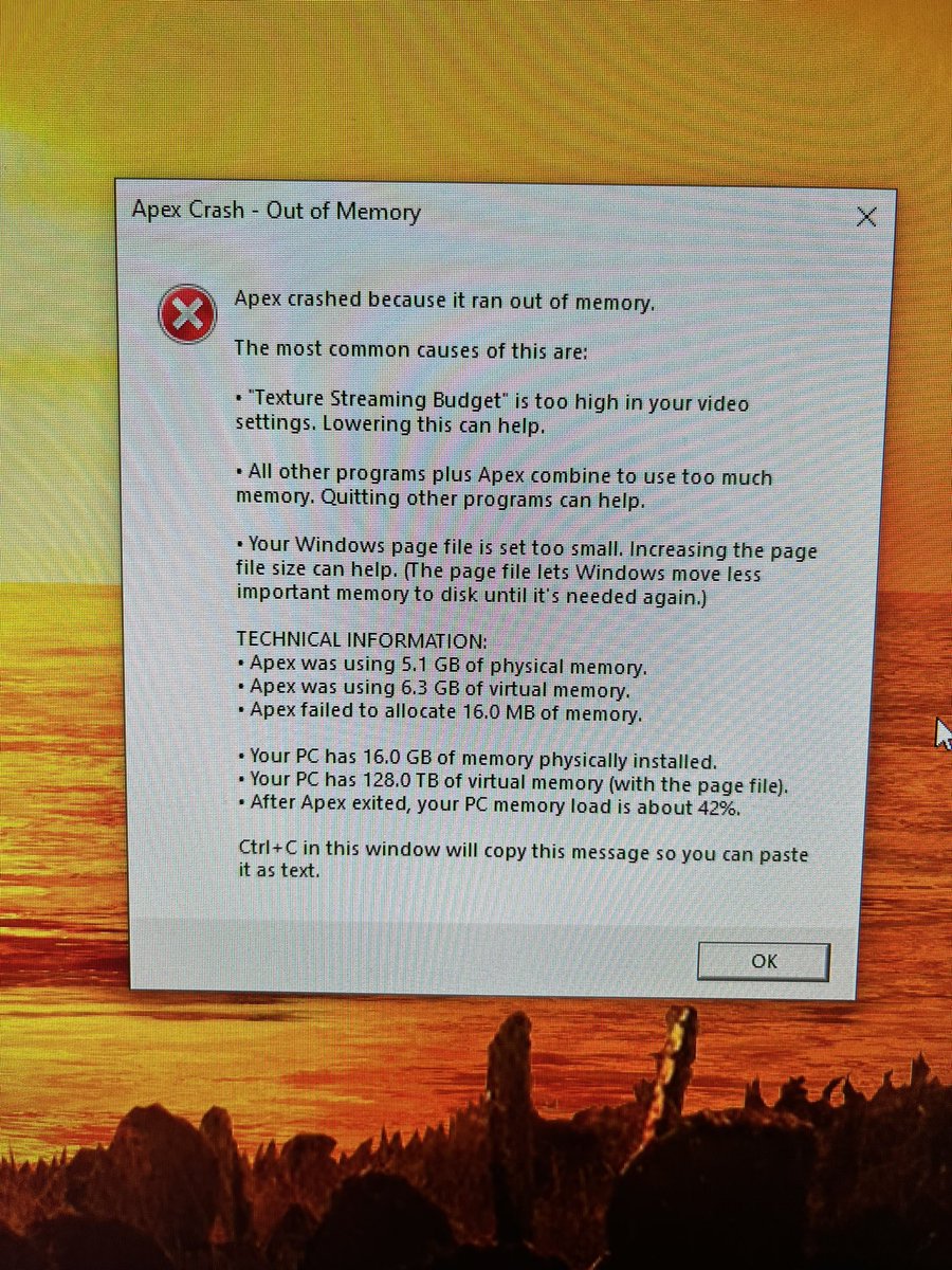 This keep happening to anyone’s game   or is it tome for a new comp? <a href="/EA/">Electronic Arts</a> <a href="/PlayApex/">Apex Legends</a>