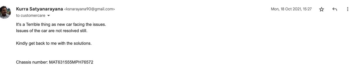 Llika_23's tweet image. I want JUSTICE #Tatamotors  #TataHarrier #tatagroup  #TataConsumer @RNTata2000, @N.Chandrasekaran @Girish Wagh, I have issues with harrier since purchase and for everything they are saying it is manufacturing issue yesterday also it got breakdown stuck in mid traffic for 6hrs