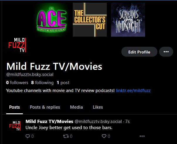 Mild_Fuzz's tweet photo. Well, simplifying things with one account for everything at the new place. https://t.co/1QDVmxFnlX