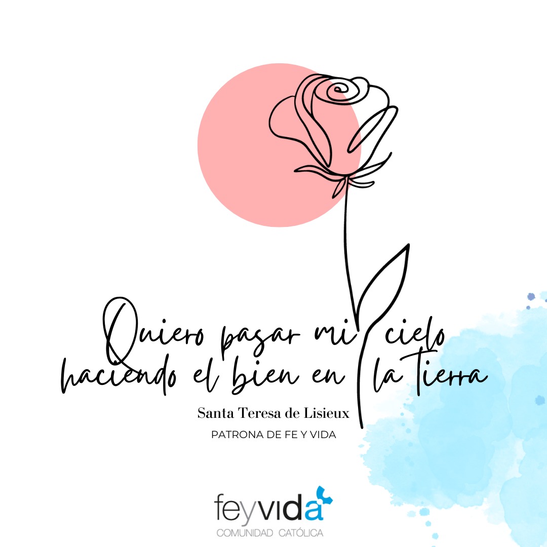 "Quiero pasar mi cielo haciendo el bien en la Tierra"

FELIZ DÍA DE SANTA TERESITA

#SantaTeresadeLisieux