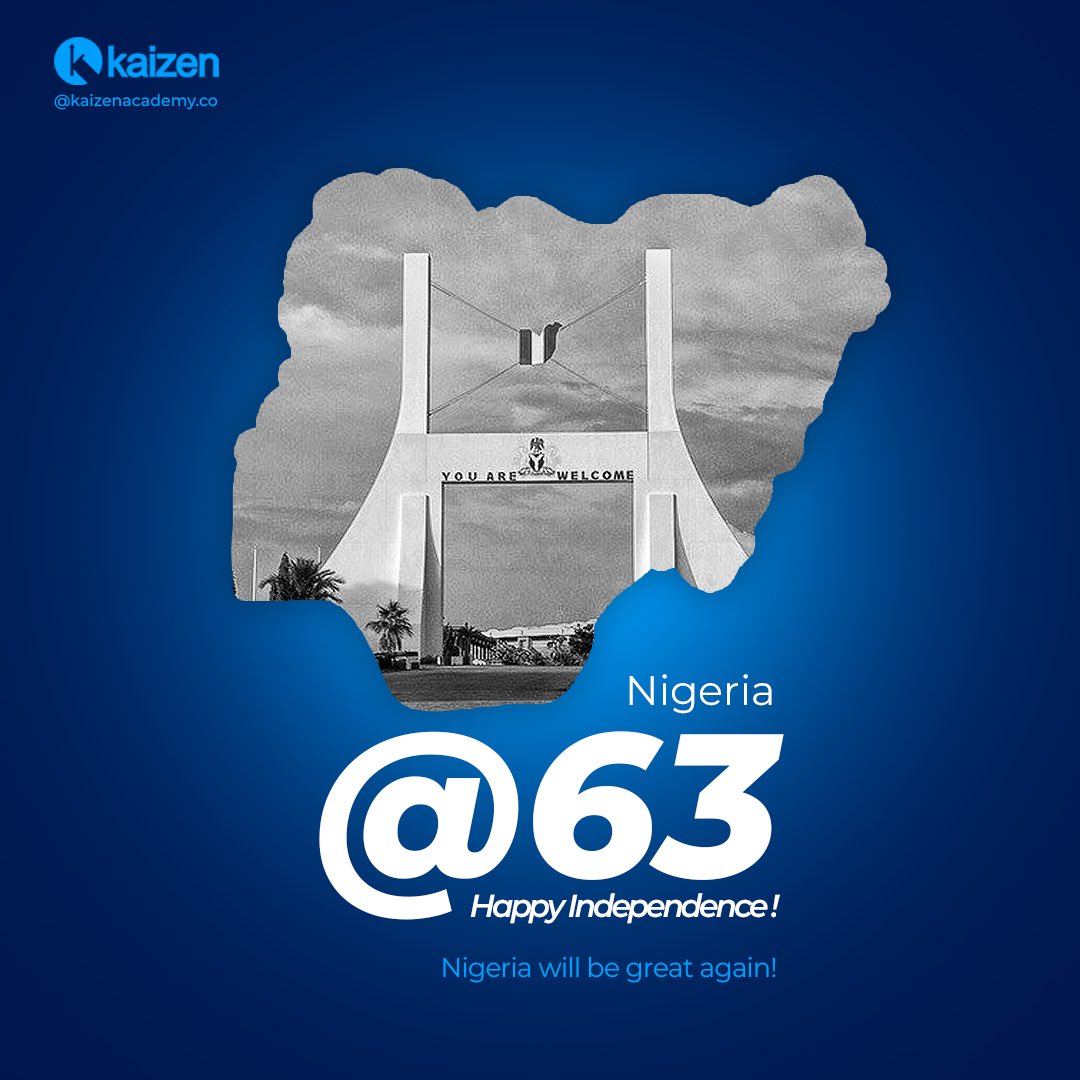Wishing Nigeria a Happy Independence Day! 🇳🇬✨ 

As academy committed to continuous improvement through learning, we celebrate the resilience and progress of this great nation. 

May this day inspire us all to strive for excellence and embrace growth.