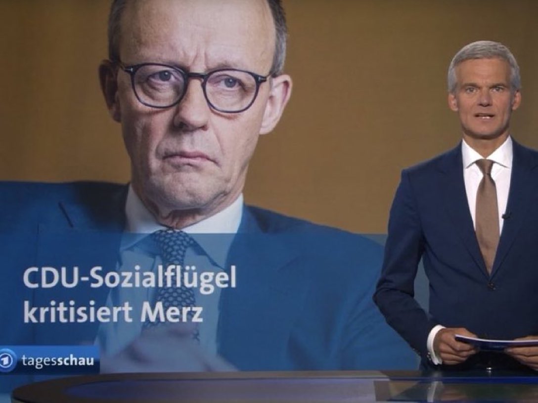 Sorry liebe #Tagesschau aber das sind Fake News. #Laumann hat sich klar und deutlich hinter #Merz gestellt, ihr driftet immer weiter ab.