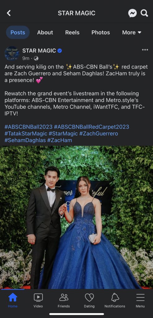 And serving kilig on the ✨ABS-CBN Ball’s✨ red carpet are Zach Guerrero and Seham Daghlas! ZacHam truly is a presence! 💕 - @starmagicphils 

#ZacHam
