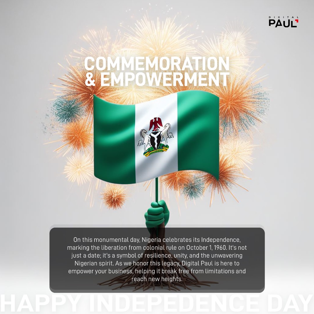 obebe_funmilayo's tweet photo. It's a beautiful new month and and a great independence day.We love you.
Don't forget to hit us up. We are at your service because we will deliver well🥰. You can check for us @_DigitalPaul
#digitalpaul #Independence #digitalmarketingagency #projectmanagement https://t.co/FqZsXw8iwr