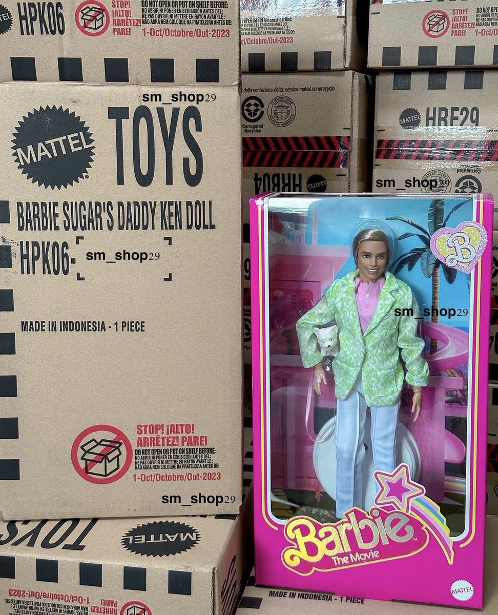 fofeando's tweet photo. Gracias al perfil en Instagram sm_shop29 tenemos la confirmación de que #Mattel lanzará oficialmente a Barbie Sugar’s Daddy Ken Doll.
Aquí les dejo las imágenes reales.
Definitivamente no puede faltar en la colección.
#BarbieTheMovie #Fofeando https://t.co/yNOChyn5HC