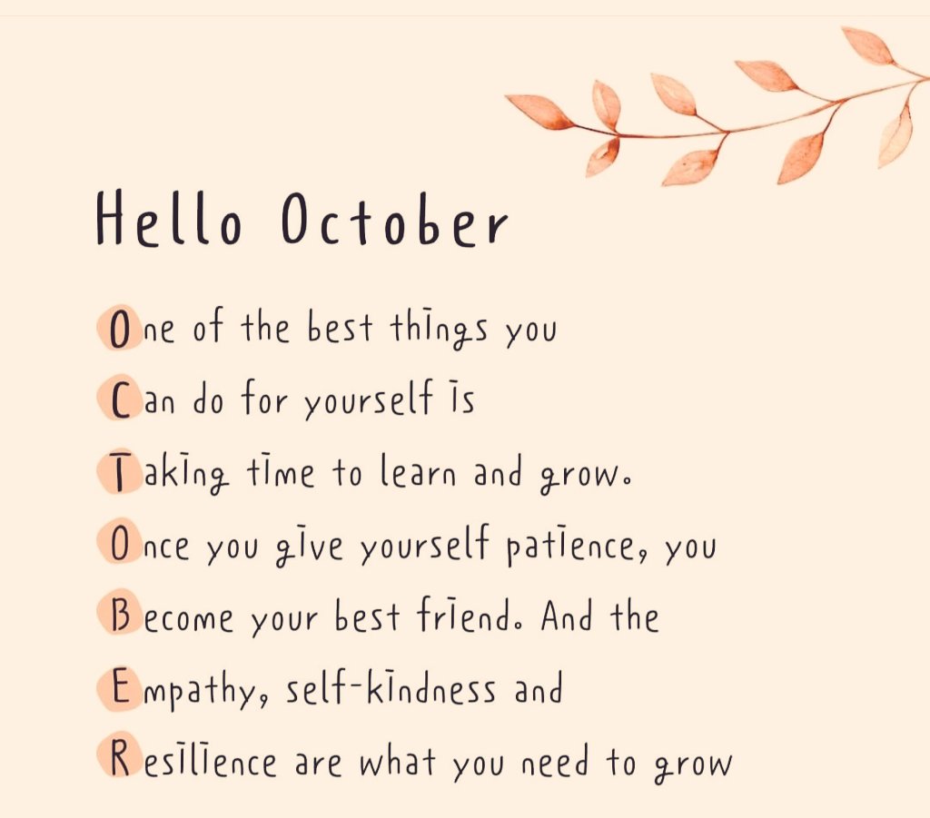 #goodmoring #NewMonth #October1st #SundayThoughts #positivity