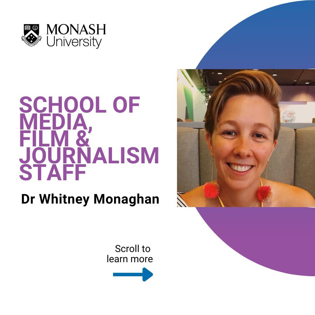 Monash's School of Media, Film and Journalism tweet media