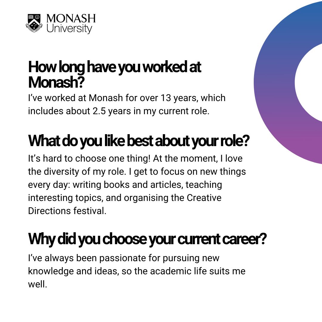 Monash's School of Media, Film and Journalism tweet media