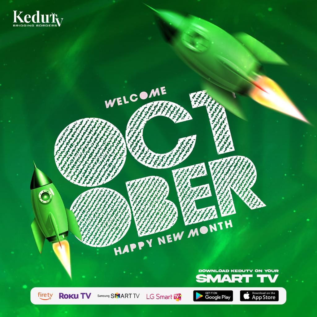 Kedutvllc's tweet image. 🎉 Hello, October! 🍂 Embrace the magic of a new month with KeduTV! Get ready for a whirlwind of entertainment, laughter, and unforgettable moments.
let's dive into October with excitement and endless possibilities! 🎥✨

#happynewmonth
#octobermagic
#kedutvllc
#kedutvchannel