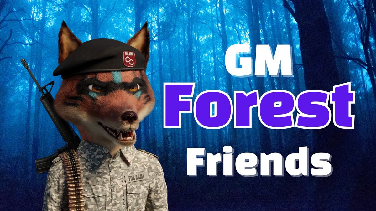 🦊 GM Forest Fam! Have a beautiful Sunday! 

💜 #PolygonNFTs