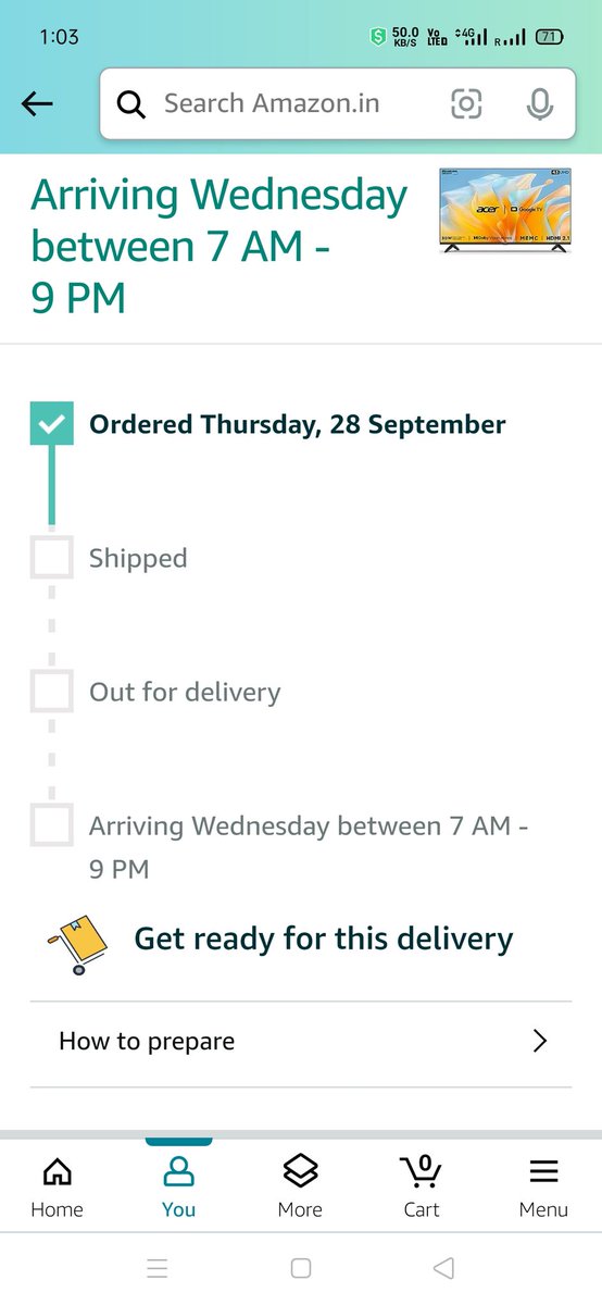 NitinRamani5's tweet photo. I ordered on 28-9-2023 still date item not packing, one more item delivery date was yesterday but not delivered @amazonIN @AmazonNews_IN is it your service? There is no one item deliver on time, it better @Flipkart to give delivery before the delivery date https://t.co/oTbozr9mcG