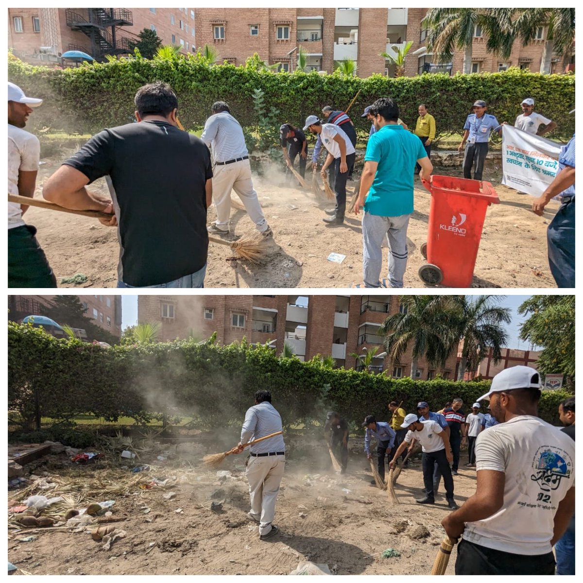 jkumar16793's tweet photo. In response to Hon. PM's  call for ‘Ek Tareekh Ek Ghanta Ek Sath’ urging everyone for #Swachhata shramdaan on 1st Oct, employees,CSAs &amp; staff joined the efforts by undertaking #CleanlinessDrives near Vasundhara Hospital by #HPCL Jodhpur Retail RO
#SwachhataHiSeva
@HPCL @Rg03Goel https://t.co/DPGoYYuAzV