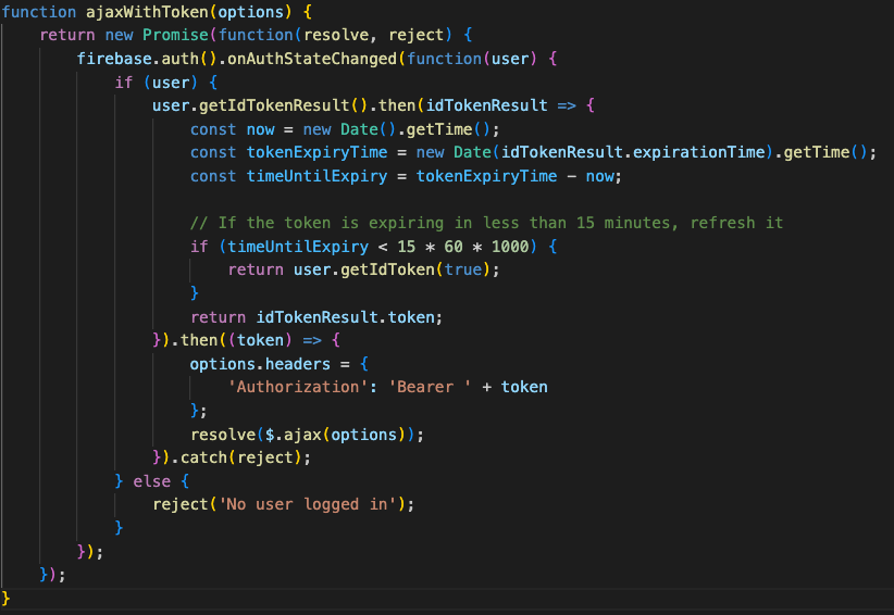anthonyspiteri's tweet photo. Dealing with API auth timeouts today working on some of the Management Backend. Needing to add logic to check if a token is close to expiring and if so give it a refresh... a little tweak that saves a page refresh.
#WeekendBuilder https://t.co/AArAWIZrfN