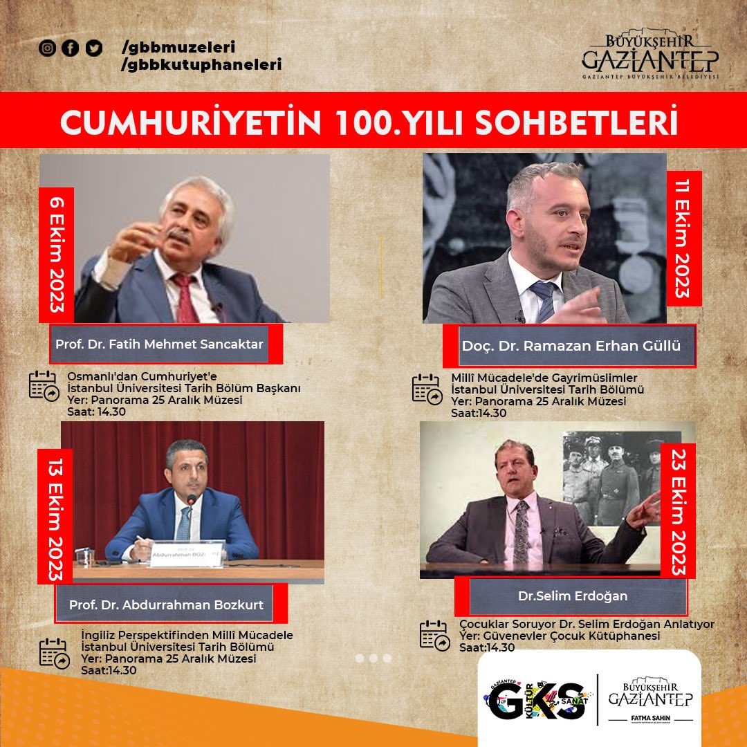 Cumhuriyetin 100. Yılı sohbetleri.. 🇹🇷