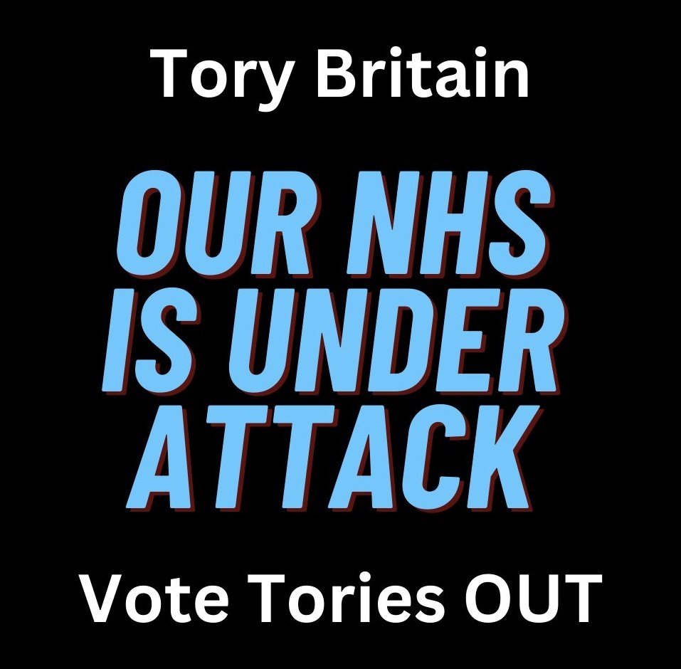 Today is the start of the Conservative Party Conference It's important to remember that the only way we can save our NHS is by voting to get rid of the Tories If you're ready to fight for the NHS with us give us a follow and reply with a 💙. #OurNHS