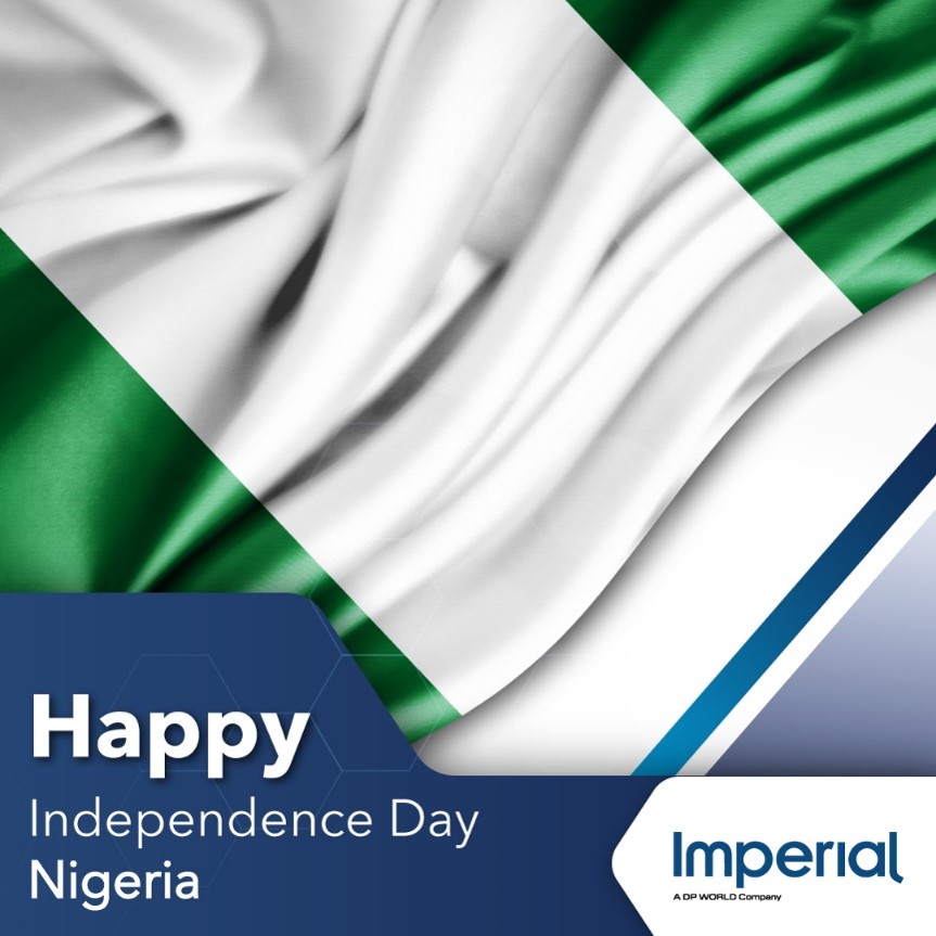 We wish all our Nigerian colleagues, stakeholders and their families a Happy Independence Day.

#Imperial
#HappyIndependenceDay