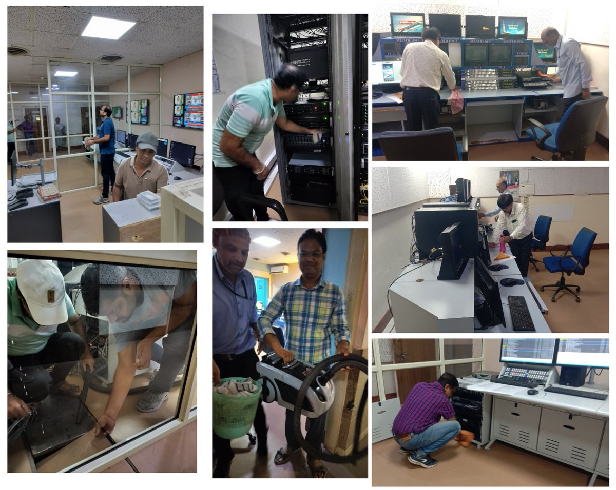 ddgirnarlive's tweet photo. #swachhtaHiSeva 
दूरदर्शन अहमदाबाद के सभी कर्मचारियों ने १ अक्टूबर को  सुबह १० बजे १ घंटे स्वच्छता के लिए किया श्रमदान। कर्मचारी अपने-अपने कार्य क्षेत्र को साफ़ करते हुए.   #SpecialCampaign3.0  #SwatchhbharatMission
@PMOIndia
@DARPG_GoI
@MIB_India
@prasarbharati https://t.co/RSsbE1pdNr