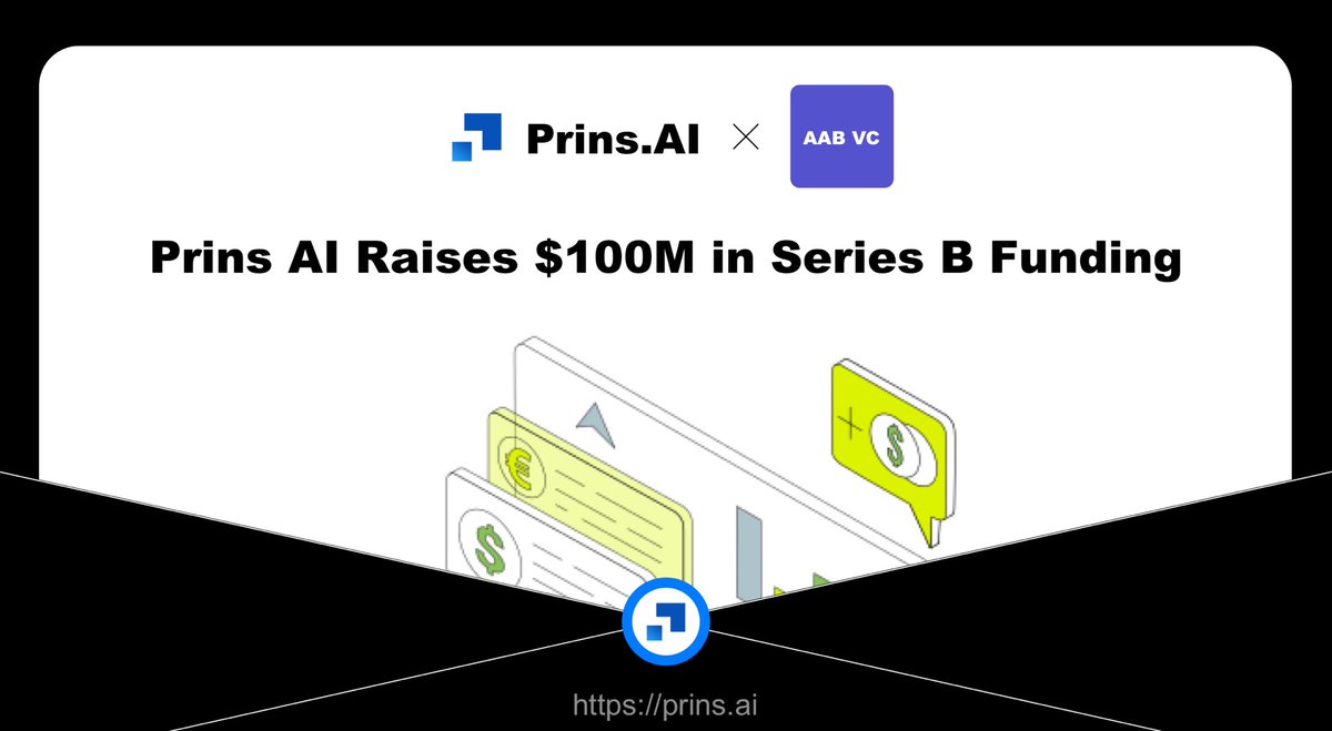 🚀 Thrilled to announce that we've secured $100M in our Series B funding round led by AAB VC! This major boost will accelerate our R&D in deep learning tech for enhanced digital identity products. Big plans ahead! #SeriesBFunding #PrinsAI #DigitalIdentity