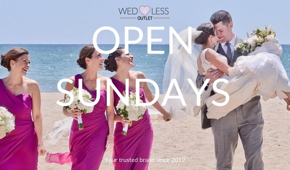 Wed4LessOutlet's tweet image. 📢 📢 📢 📢 📢
OPEN EVERY SUNDAY 10.30-5 pm
No appointment is required, just pop in at a time to suit you! 👰
wed4less.co.uk