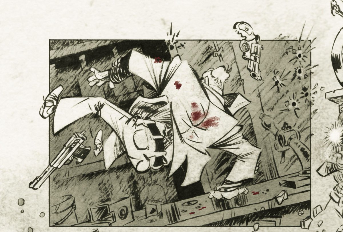 la_case's tweet photo. La Ballade d'un homme violent - DVP, 2024. 
Véritable ovni de 140 planches que @la_case a eu la chance de consulter -et de soutenir!-. C'est peu dire qui marque son lecteur...

🙌 Faites-vous plaisir et soutenez-le en pré-commandant votre album chez https://t.co/nIdXoR9FVA https://t.co/AbDtImPdEc