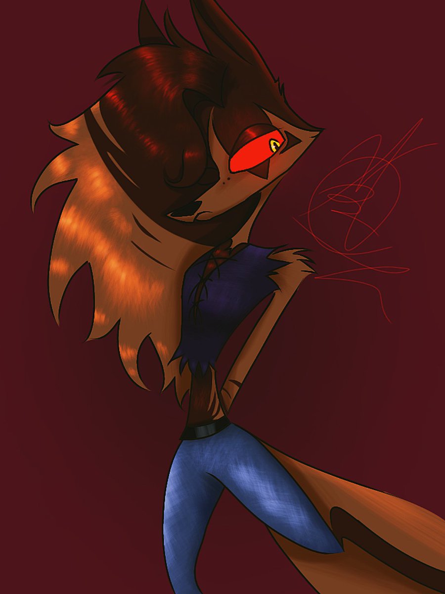 Ash Esta En Adopción! Ya Que No Tengo Ninguna Conexión Con Ella

Es Una Oc De Helluva Boss

Especie: Hell Hound Lobo Pero Puedes Cambiar Su Raza

Escríbeme Por Md O Comentarios Para Reclamarla!