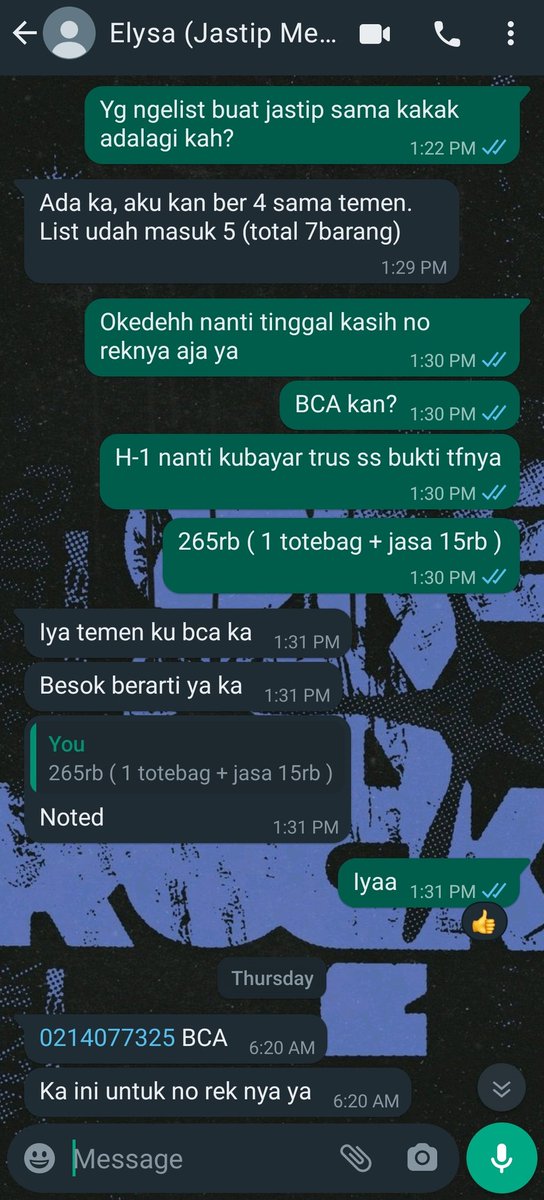 ferdilyvivi's tweet photo. Total transaksi 2x di tanggal 28/9 dan 29/9 sebesar 530rb. Ini nomer rekening BCA dan chat pelaku. Atas nama ONG SHI NIE - 0214077325 #penipuan #scam #modus #bca https://t.co/KPxmUqaofB